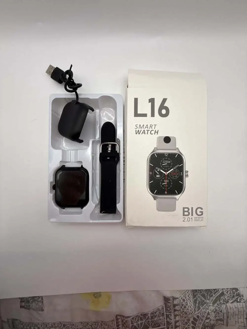 HiWatch Pro L16 Smart Watch 2.01 Infinite Display Fitness Tracker